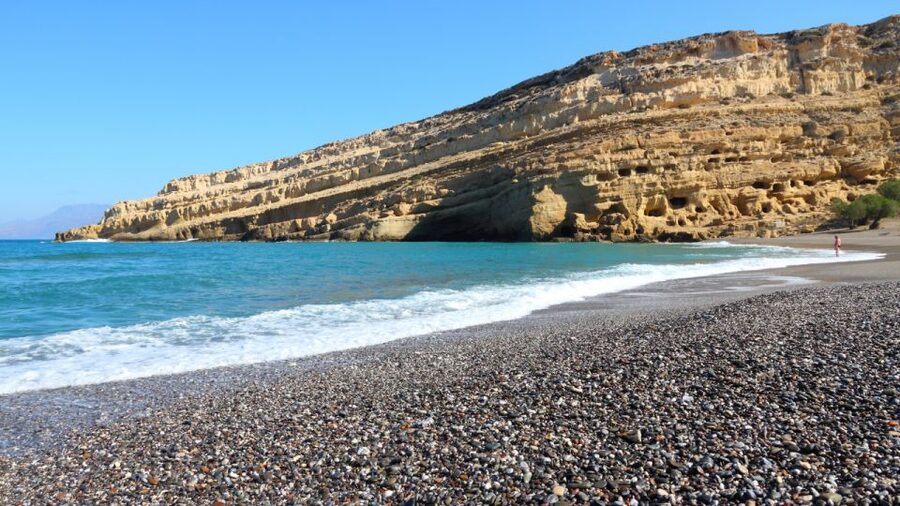 Heraklion: Matala Beach, Hippie Caves & Odigitria Monastery - The 1.5-hour ride from Heraklion
