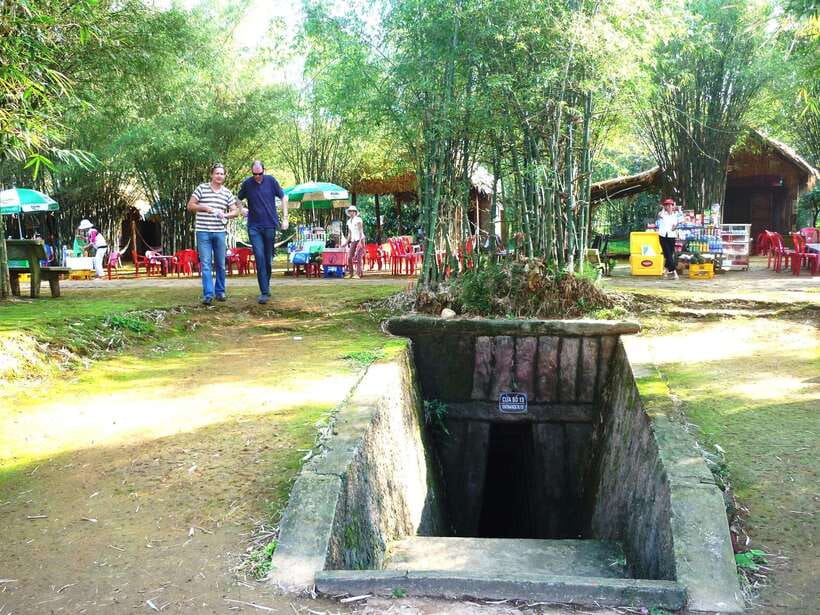 Hue : Private Day Trip to DMZ : Vinh Moc tunnel & Khe Sanh - Inside the Vinh Moc tunnel village