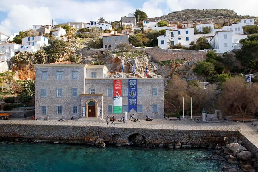 Hydra Island: Full Day Trip from Athens with Swimming - Vlichos Beach and the seaside lunch