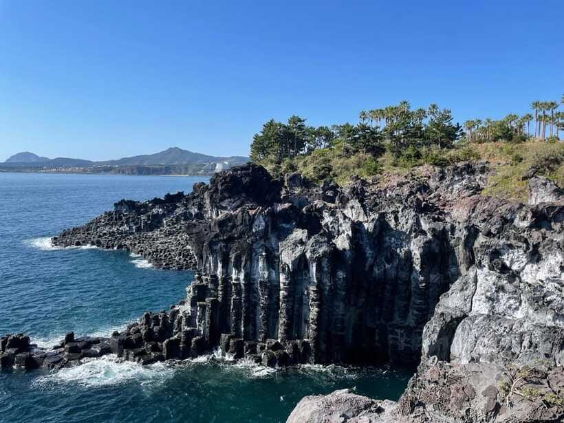 Jeju Highlight One day trip for Cruise Guests - Jusangjeollidae’s walls of volcanic columns