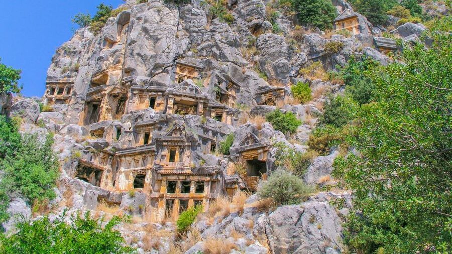 Kas: Day Trip to Kekova, Demre and Myra - Lunch and swimming at Esmeralda Bay