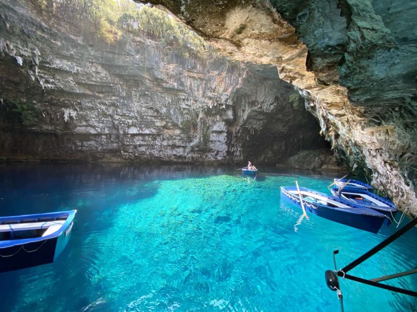 Kefalonia: Melissani Lake, Drogarati Cave, & Myrtos Day Trip - Walking through Drogarati Cave