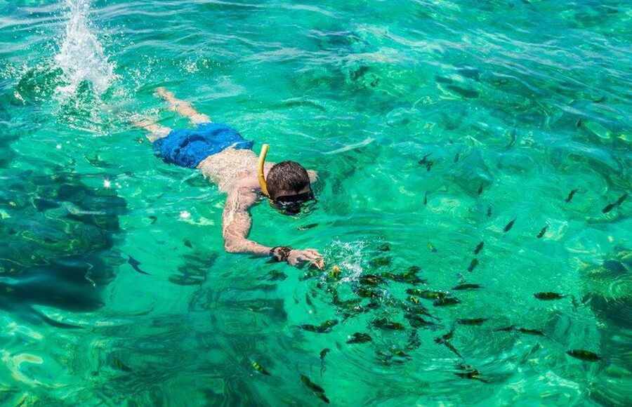 Khao Lak: Phi Phi Island, Maya Beach and Snorkeling Day Trip - Pileh Lagoon, where the cliffs close in