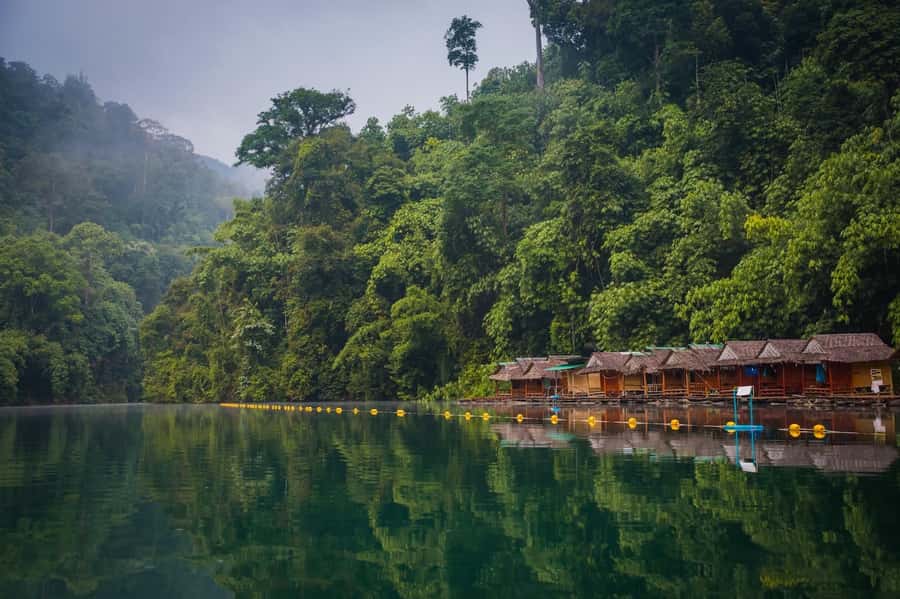 Khao Lak: Private Day Trip Khao Sok with Boat Tour & Lunch - Lunch and swimming at Nang Prai Raft House