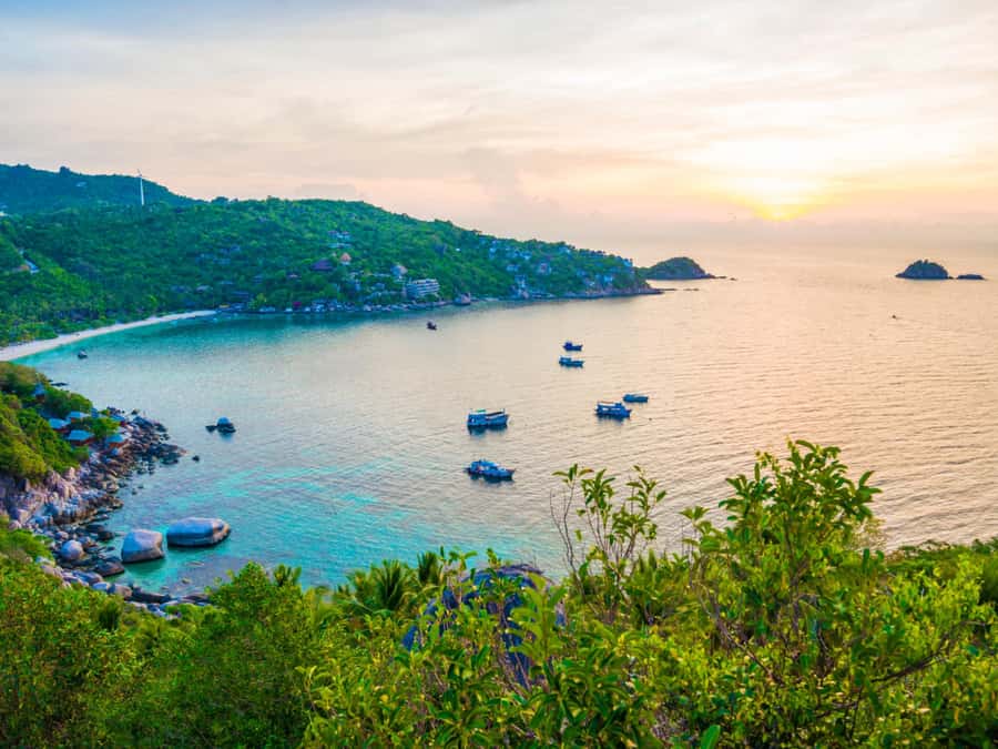 Ko Samui: Unique Ko Tao & Ko Nang Yuan Snorkeling Day Trip - A Thai buffet lunch on Koh Tao