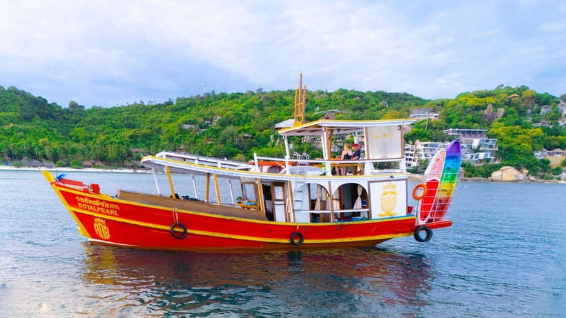 Ko Tao: Tao-Nangyuan Snorkeling Day Trip with Meals & Sunset - Lunch on Board and the Run to Mango Bay
