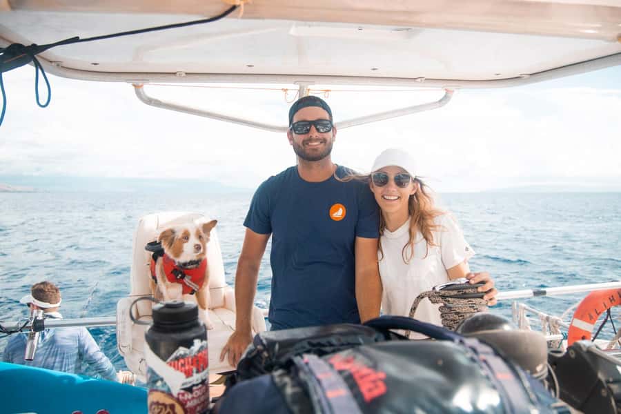 Maalaea: West Maui Snorkeling & Sailing Day Trip with Lunch - Sailing back with Maui views