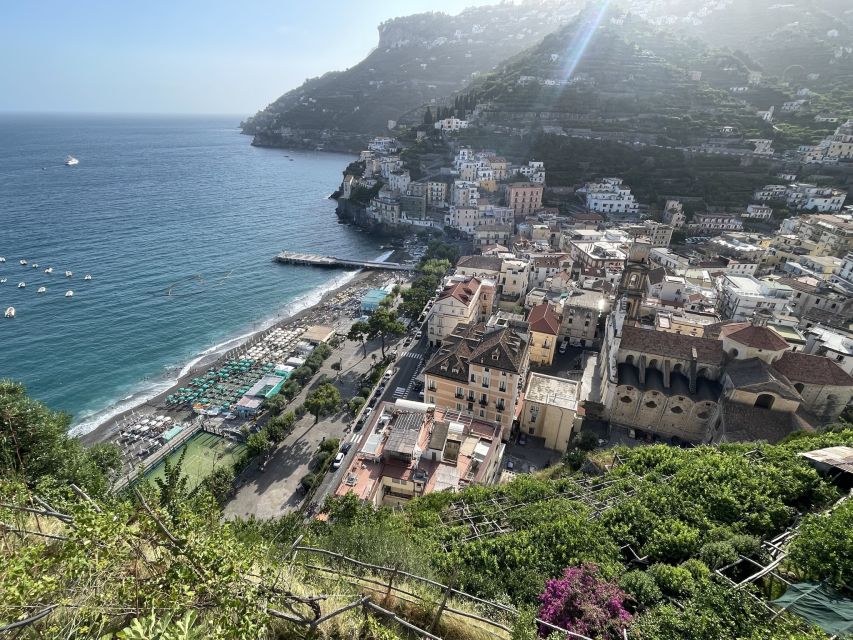 Maiori: Amalfi Coast Path of Lemons Day Trip with Tastings - Belvedere Mortella and the wide coastal view