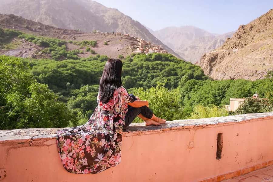 Marrakech: Atlas Mountains Day Trip, 3 Valleys & Waterfalls - A camel ride with mint tea near Ourika Road