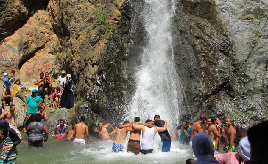 Marrakech:Atlas Mountains, Ourika Valley Day Trip,Waterfall - How the argan oil cooperative fits in