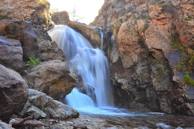 Marrakech Day Trip: Agafay Desert, Atlas Mountains and Camel Ride - The walk toward Armed and the waterfall