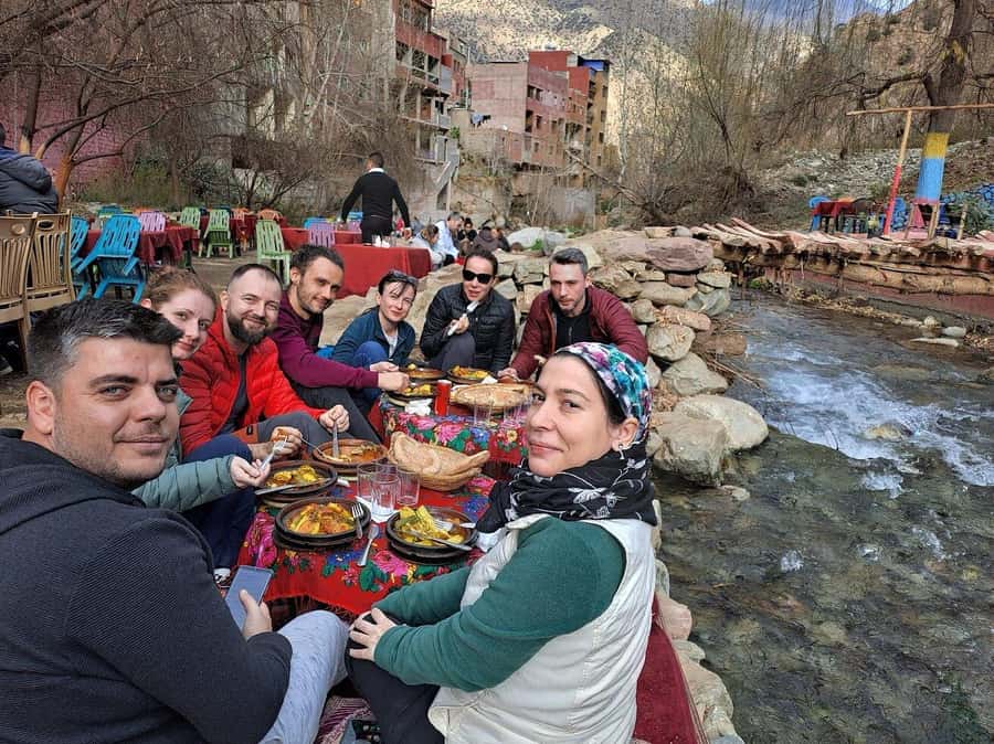 Marrakech: Day Trip To Atlas Mountains Ourika Waterfall - From Marrakech to the red foothills