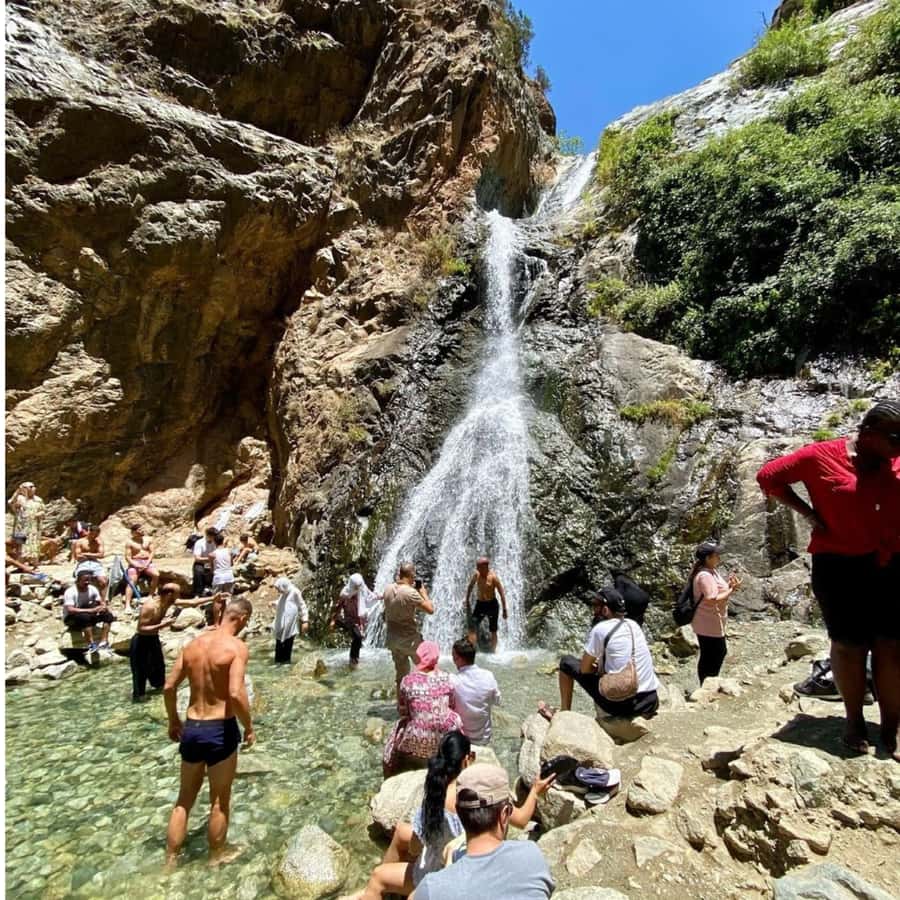 Marrakech: Ourika Valley, Waterfalls Private Trip with Lunch - From Marrakech streets to Atlas Mountain air