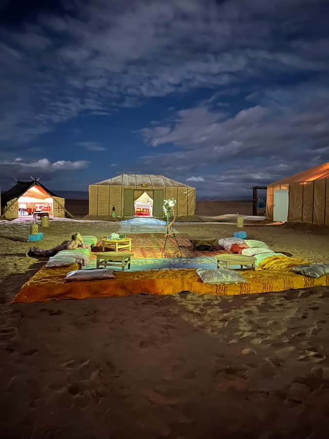 Marrakech to Zagora Desert: 2-Day trip via Ait Benhadou - Sleeping under the Zagora stars