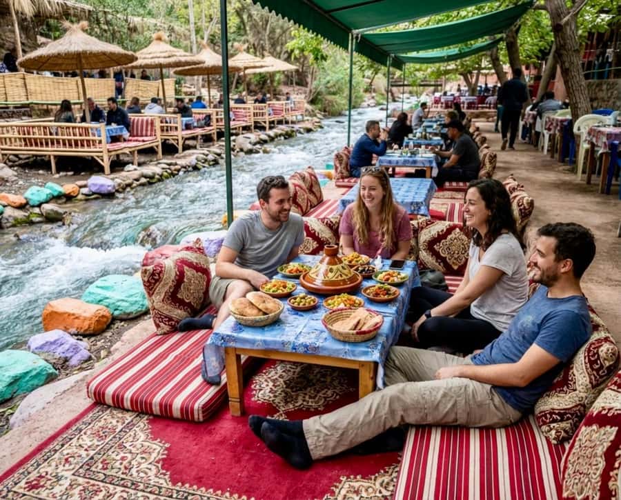Marrakesh: Ourika Waterfalls, Atlas Mountains, Lunch + Guide - Leaving Marrakech for the Atlas foothills