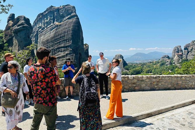 Meteora Monasteries & Caves DayTrip from Athens with Greek Lunch - Kastraki and the first views of the rocks