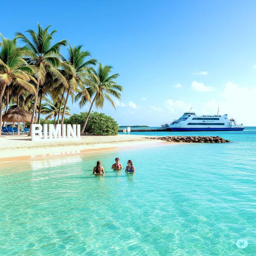 Miami/Ft Lauderdale: Bimini or Grand Bahama Day Trip - What your free time really looks like
