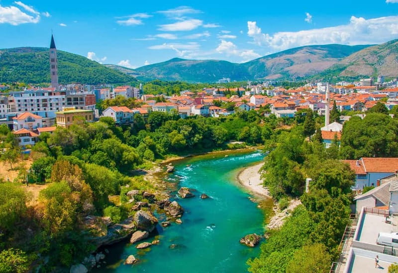 Mostar & Kravice Waterfalls: Guided Day Trip from Dubrovnik - Following the Neretva River into Mostar