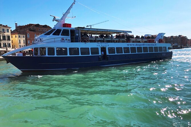 Murano and Burano half-day trip from Punta Sabbioni Jesolo - Crossing the Venetian lagoon by covered motorboat
