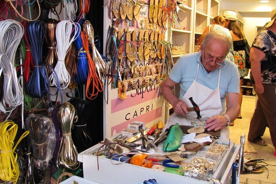 Naples: Day Trip to Pompeii and Capri - Capri’s Piazzetta, shops, and Gran Caffè Vuotto