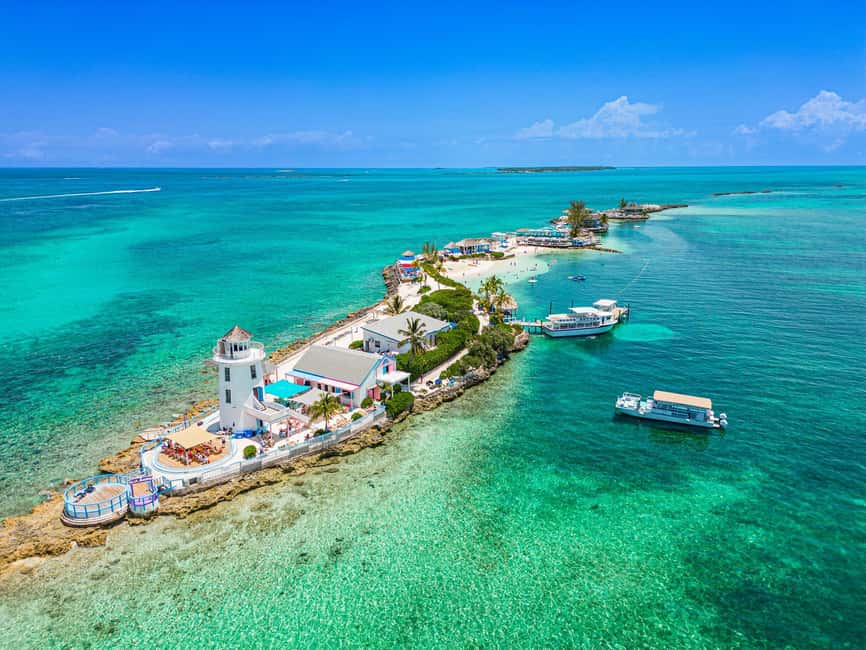 Nassau: Sun Cay Day Trip, Snorkel, Iguana Encounter, & Lunch - The boat from Nassau sets the tone