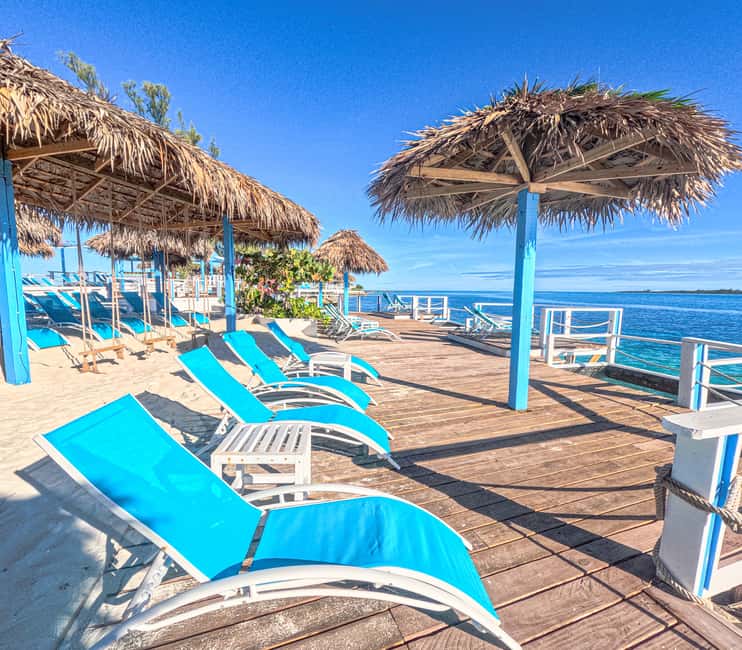 Nassau: Sun Cay Day Trip, Snorkel, Iguana Encounter, & Lunch - Snorkeling over a sailboat and airplane