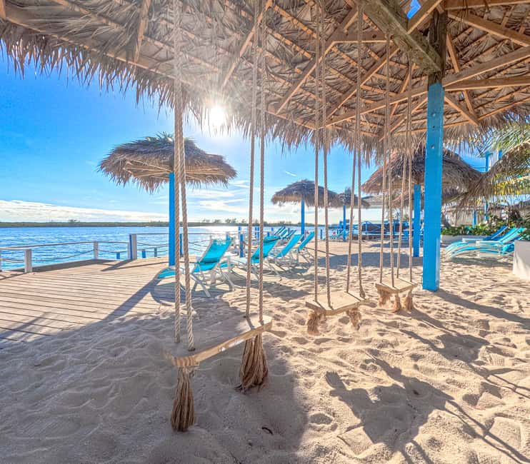 Nassau: Sun Cay Day Trip, Snorkel, Iguana Encounter, & Lunch - Sun Cay has a resort-day feel