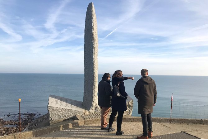 Normandy D-Day Landing Beaches Small-Group Day Trip from Paris - Pointe du Hoc and the cliffs above the sea
