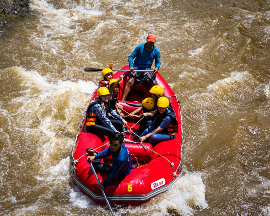 Pa Tong: Rainforest Day Trip with Cave, Rafting, ATV & Lunch - Rafting through the rainforest