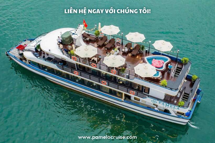 Pamela Cruise: HaLong Bay day trip with Lunch & Activities - The first hour on Ha Long Bay