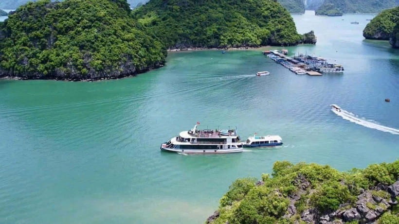 Pamela Cruise: HaLong Bay day trip with Lunch & Activities - Sundeck time and the sunset tea party