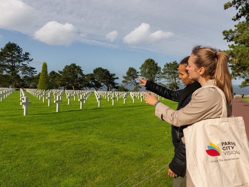 Paris: Normandy D-Day Sights Day Trip with Hotel Transfers - Omaha Beach brings the map to life