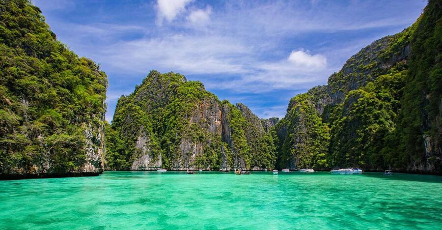 Phuket: Maya Bay, Phi Phi, Green, and Khai Islands Day Trip - Monkey Beach is a quick photo stop