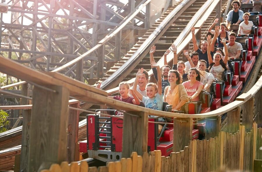 PortAventura and Ferrari Land: Full-Day Trip from Barcelona - Shows, food, and breaks between rides