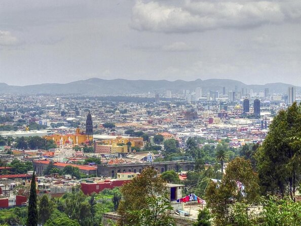 Puebla, Cholula & Tonantzintla Day Trip with Optional Lunch - Cholula and the pyramid base