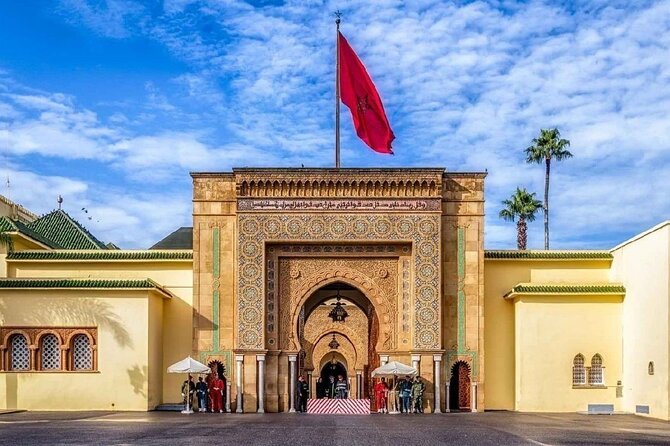 Rabat Imperial City Day Trip from Casablanca - The Royal Palace area, impressive from the outside