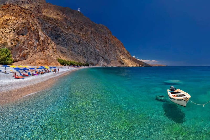 Rethymno: Glyka Nera, Loutro, & Sfakia Day Trip - Glyka Nera, Crete’s Sweet Water Beach