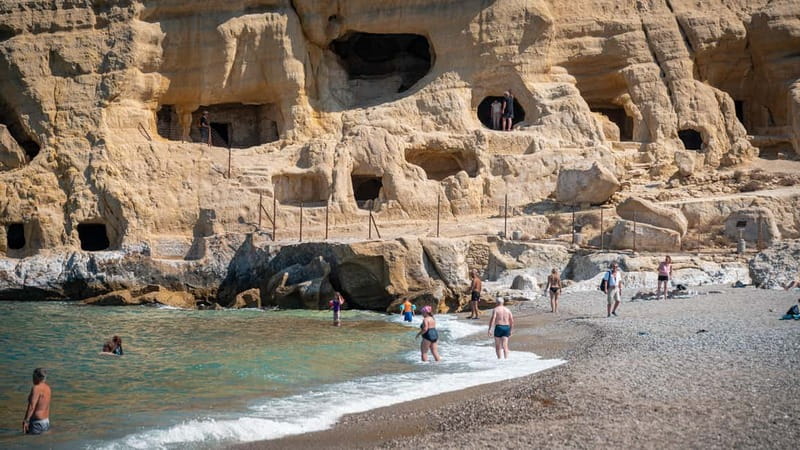Rethymno:Matala ,Agia Galini,Botanic Garden & Spili Day Trip - A full day on Crete’s southern side
