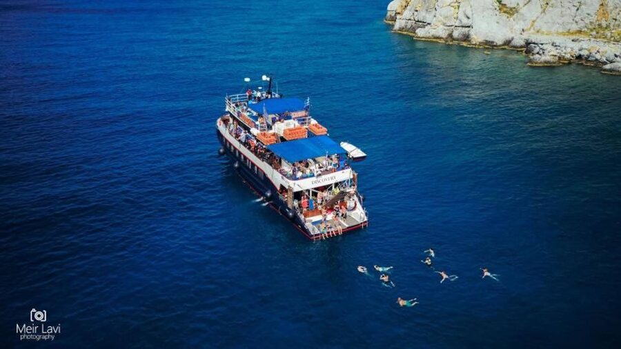 Rhodes: Lindos Cruise with 2 Swim Stops - Three hours in Lindos, with the Acropolis as the main event