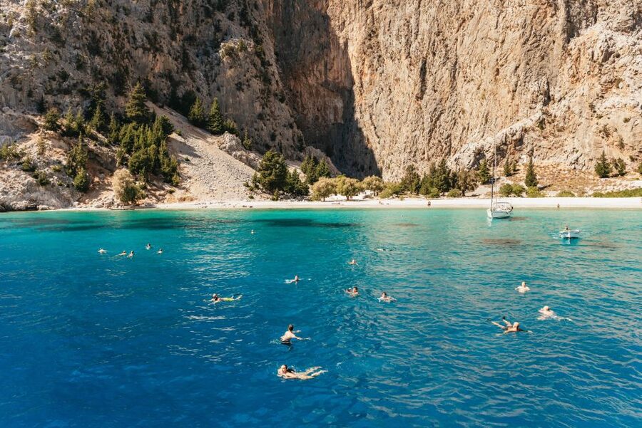 Rhodes: Symi Island & Panormitis Monastery Day Trip by Boat - Panormitis Monastery: one quiet hour by the water