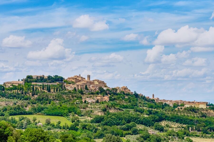 Rome: Tuscany & Montepulciano Day Trip with Lunch & Wines - Montepulciano: stone lanes and wide Tuscan views