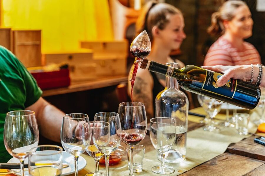 Rome: Tuscany & Montepulciano Day Trip with Lunch & Wines - A three-course lunch in a Tuscan farm winery