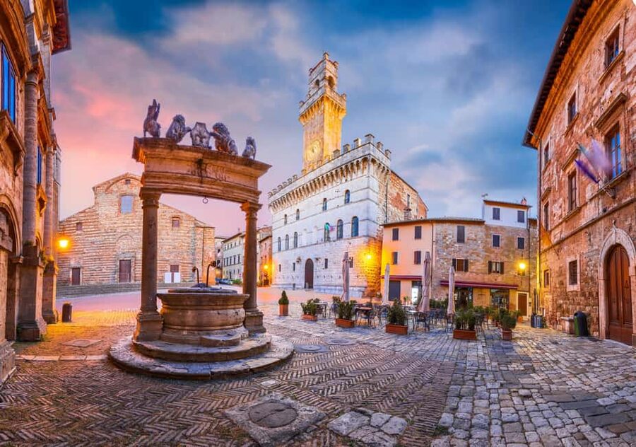Rome: Tuscany & Montepulciano Day Trip with Lunch & Wines - Pienza: Pecorino, views, and one hour of freedom