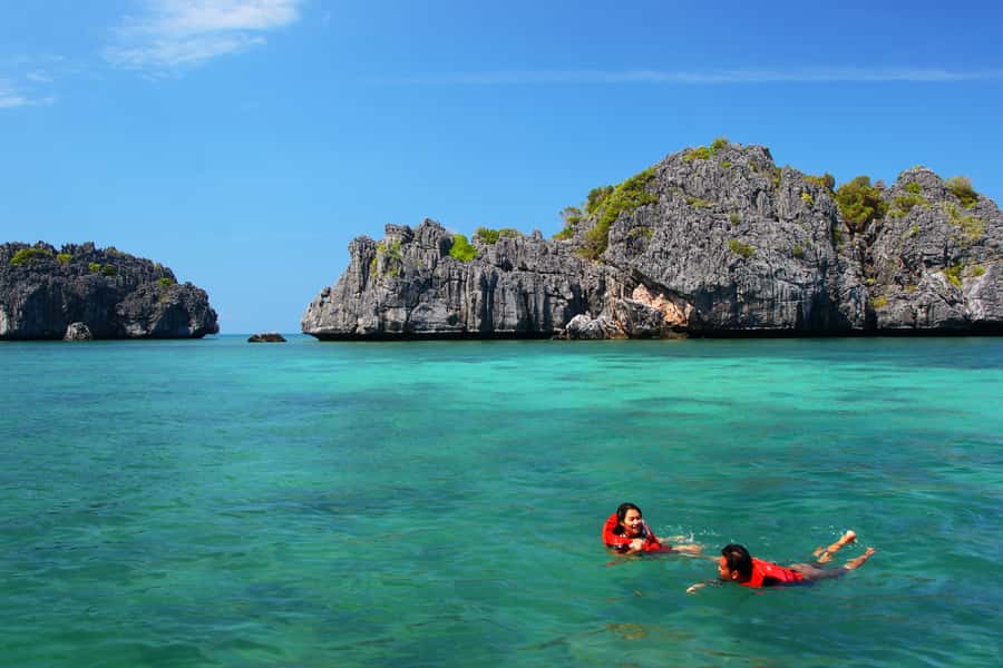 Samui: Angthong National Marine Park Day Trip by Speedboat - Snorkeling at Koh Wao or Koh Tay Plow
