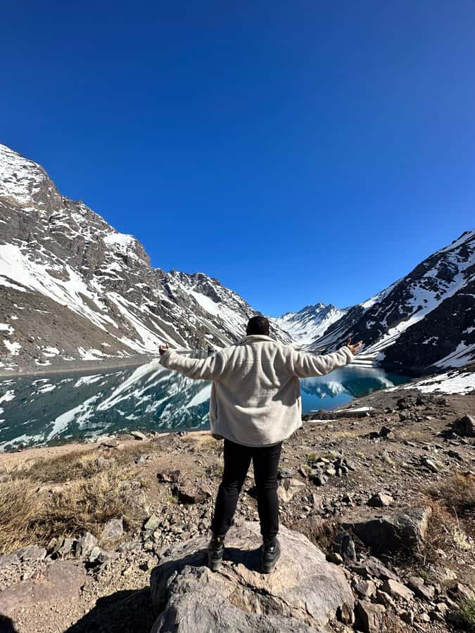 Santiago: Portillo and Laguna del Inca Day Trip with Picnic - The Caracoles switchbacks at curve 17