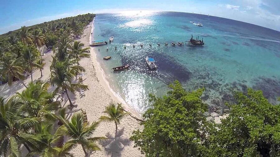 Saona Island from Punta Cana Day Trip with Open Bar - Arriving at Playatao Beach