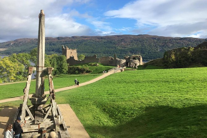 Scottish Highlands, Loch Ness and Glencoe Day Trip from Edinburgh - Urquhart Castle above the loch