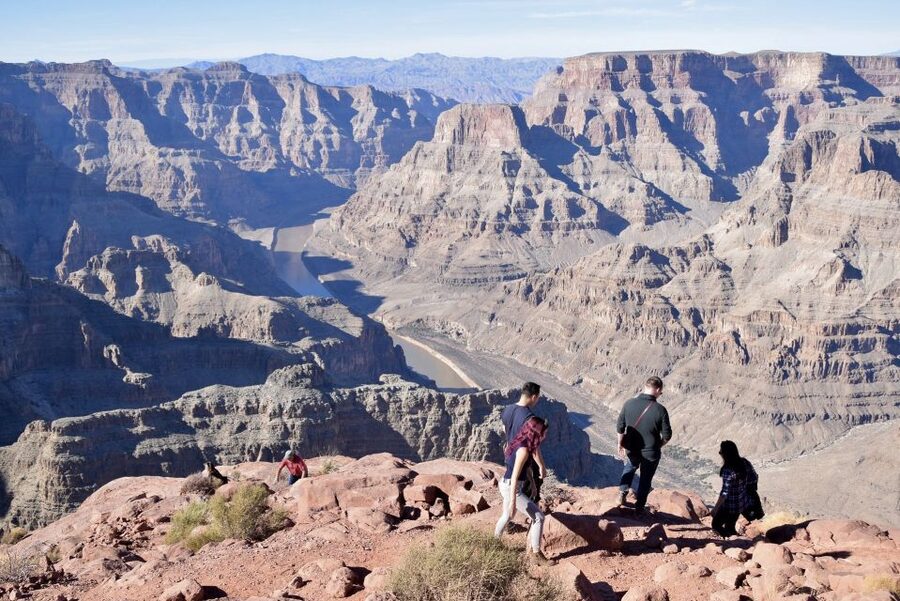 Small Group Grand Canyon West Rim, Skywalk & Hoover Dam Tour - Three hours at Grand Canyon West