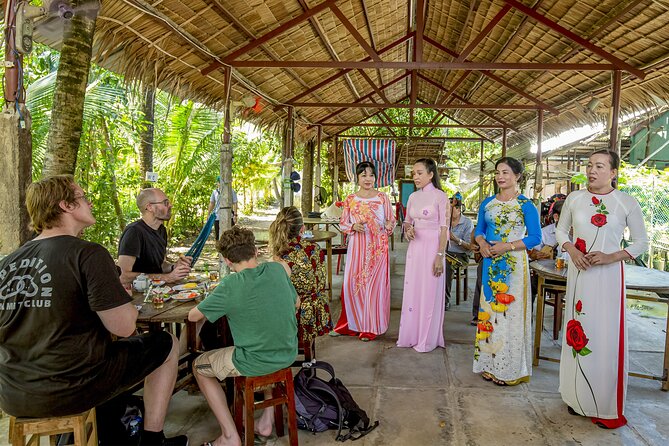 Small-Group Mekong Delta Day Trip: Boat Ride, Cottages & Pagoda - Lunch beside the water