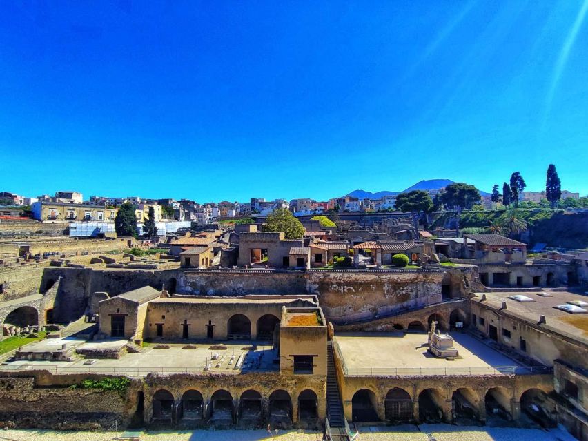 Sorrento: Pompeii & Herculaneum Day Trip Entry and Lunch - Two Roman cities, one volcanic catastrophe